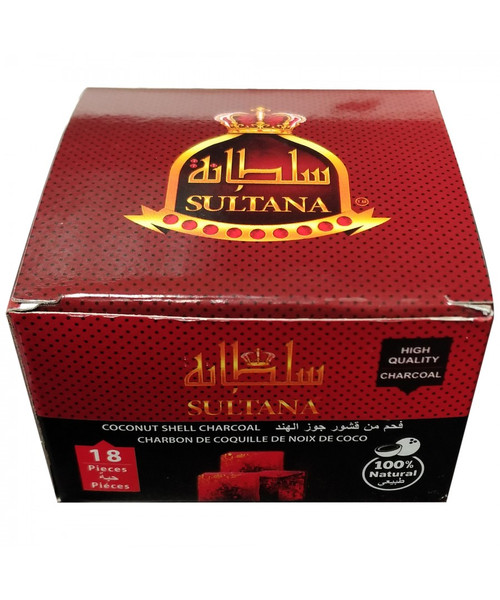 Sultana Coconut Shell Charcoal - 18 Pieces