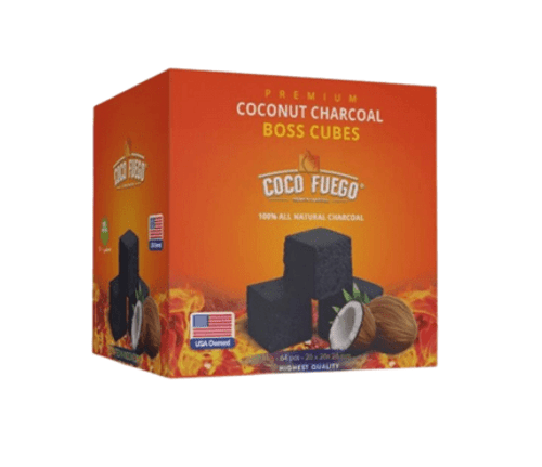 COCO FUEGO BIG BOSS CHARCOAL 26mm - 64 pcs