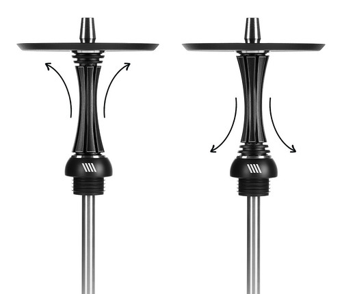 Alpha Hookah Model X REVERSE Black Matte Alpha Hookah Model X REVERSE Black Matte