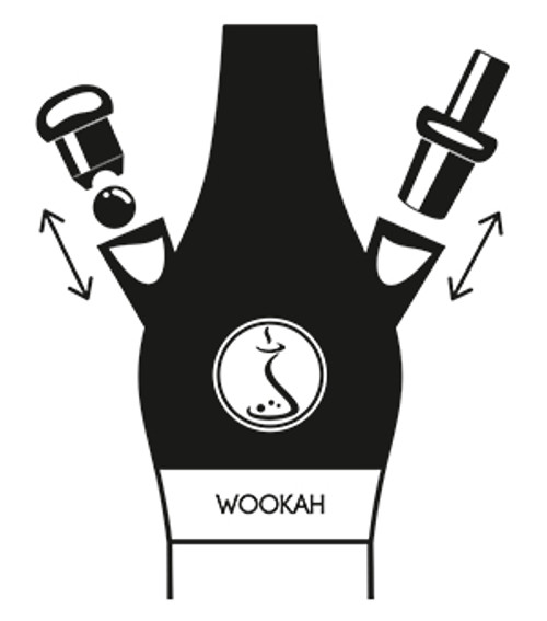 A grommetless connection which allows joining valves and hose connectors with the adapters easily without grommets. The pieces can be securely mounted without using additional seals.