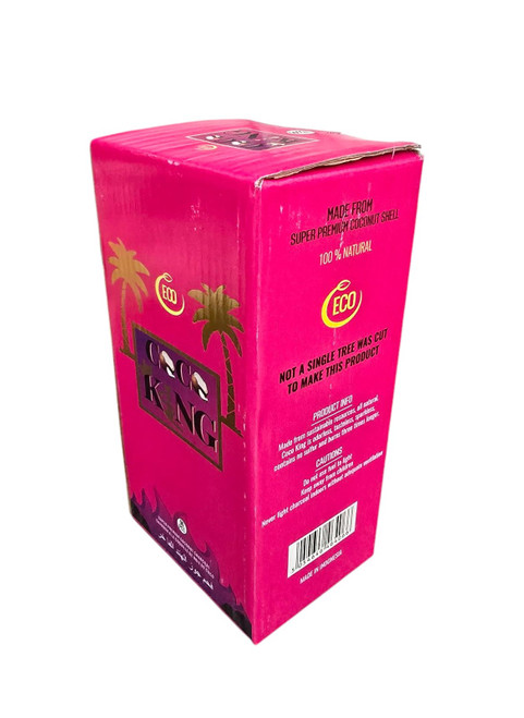 COCO KING COCONUT CHARCOAL CUBES - 96 pcs COCO KING COCONUT CHARCOAL CUBES - 96 pcs