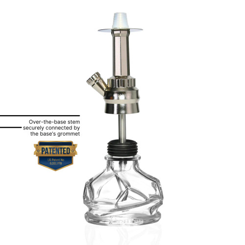 NEW CHICO 251 Hookah - Silver Stem