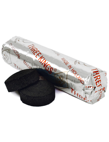 Three Kings quick lighting hookah coal