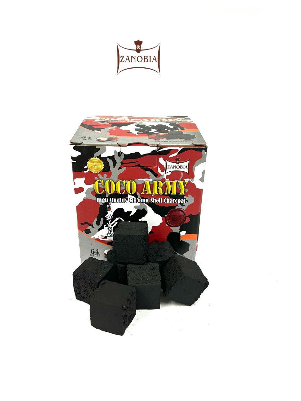 Coco Armani Coconut Charcoal 70 Piece, Sheesha Buzz