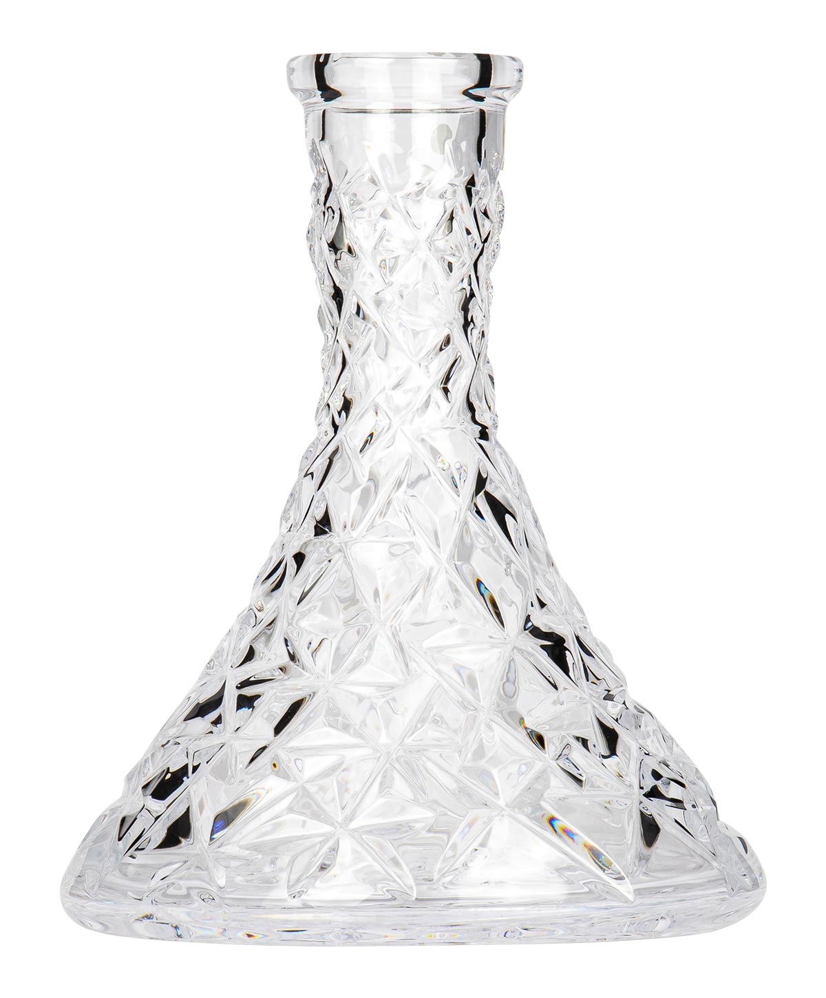 Caesar Crystal Cone - Rock - Yellow Hookah Glass