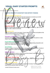 Visual Diary Starter Prompts
