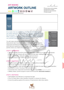 S5 FB Impressionist Landscapes Artwork Outline