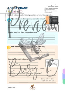 Lorna Crane Artist Research Task