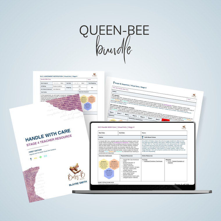 FB S4.3 Handle With Care QUEEN-BEE PREMIUM BUNDLE