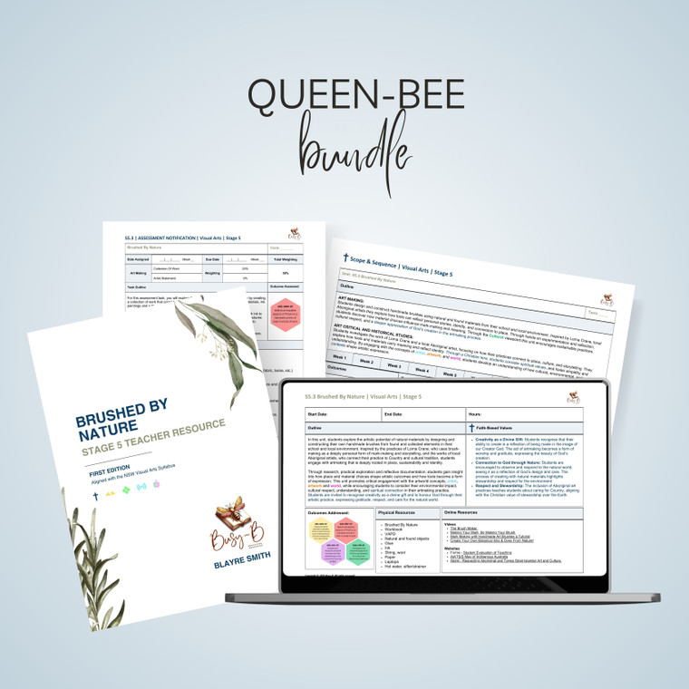 S5.3 FB Brushed By Nature QUEEN-BEE PREMIUM BUNDLE