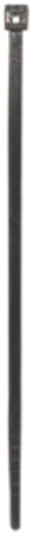 CABLE TIE  BLACK NYLON 7.5 BLACK NYLON CABLE TIES UV 100 PK - 95610