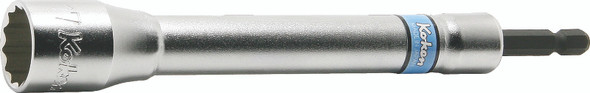 Koken BD008E.165-17(12P) 1/4" Hex Drive 12 point Nut Setters Extra Long