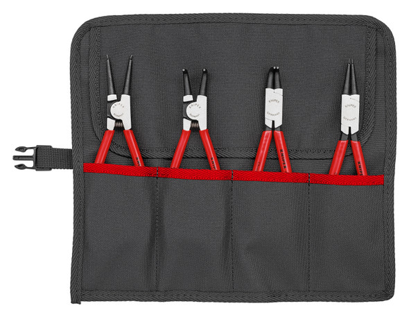 Knipex 00 19 56 4 Pc Circlip Pliers Set In Tool Roll