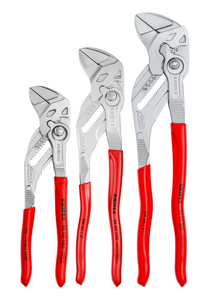 Knipex 00 20 06 US2 3 Pc Pliers Wrench Set (7, 10, & 12)