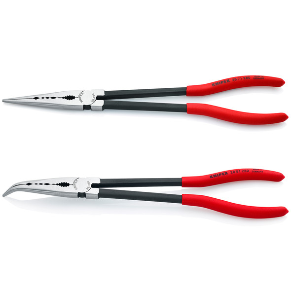 Knipex 00 80 01 US 2 Pc Long Reach Needle Nose Set (28 71 280 & 28 81 280)