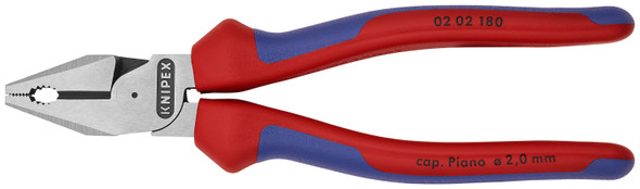 Knipex 02 02 180 High Leverage Combination Pliers, Multi-Component