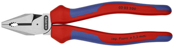 Knipex 02 02 200 SBA High Leverage Combination Pliers, Multi-Component