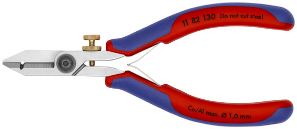 Knipex 11 82 130 Electronics Wire Stripping Shears, Multi-Component