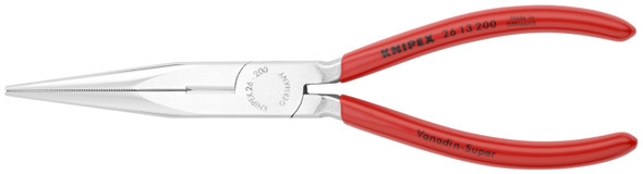 Knipex 26 13 200 Long Nose Pliers w/ Cutter, Chrome