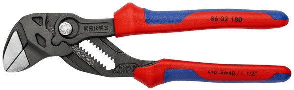 Knipex 86 02 180 Pliers Wrench, Black Finish, Multi-Component