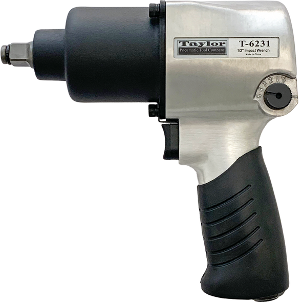 Taylor Pneumatic T-6231 1/2" Heavy Duty Impact Wrench 650 lb-ft Max Torque