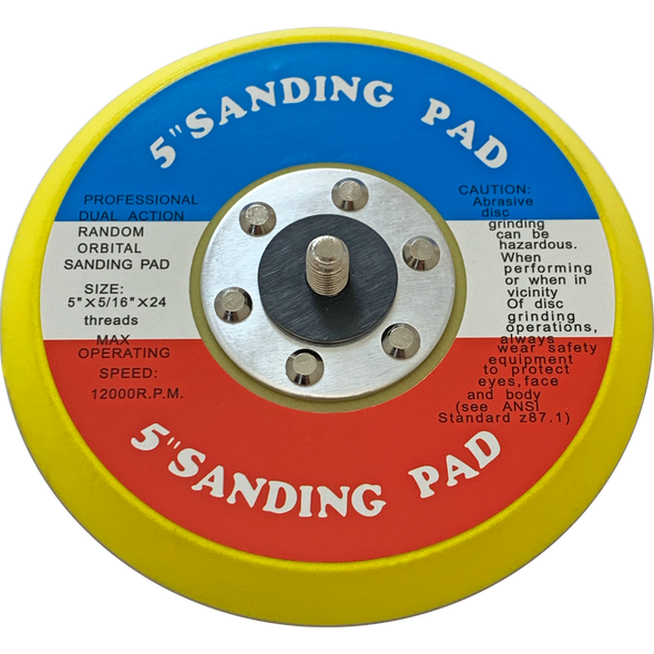 Taylor Pneumatic T-6415V 5" Velcro Sanding Pad