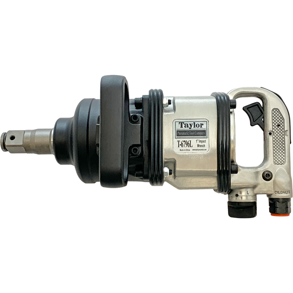 Taylor Pneumatic T-6796L 1" Super Duty Straight Impact Wrench Max Torque 1900 lb-ft