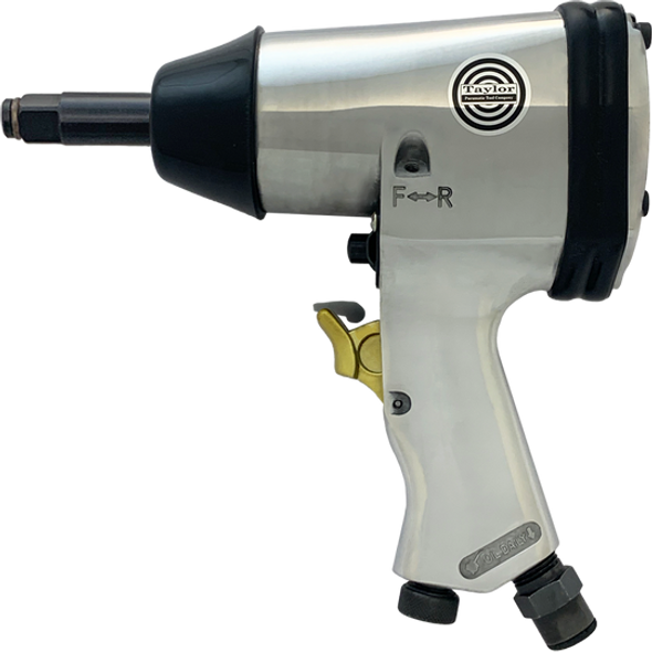Taylor Pneumatic T-7734L 1/2" Impact Wrench 2" Extended Anvil 325 lb-ft Max Torque