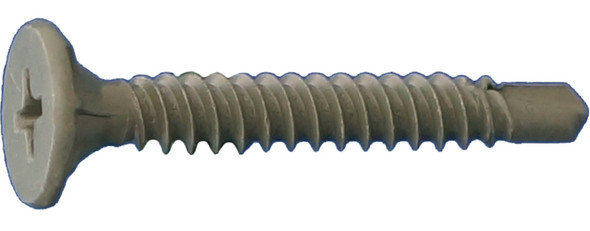 8 x 2-1/4 Daggerz Phillips Wafer Head Cement Board Self Drill Screws Dagger-Guard Coating 100 pcs