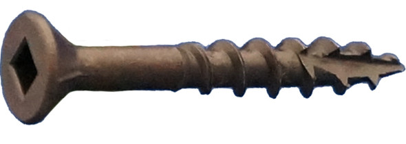 8 x 1-1/4 Daggerz Dagger-Lok Square Flat w/Nibs Type 17 Coarse Wood Screws Lubricized 100 pcs