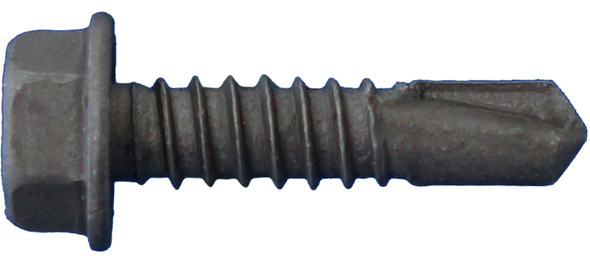8 x 1 Daggerz Hex Washer Head Self Drill Screws Dagger-Guard Coating Bronze 100 pcs