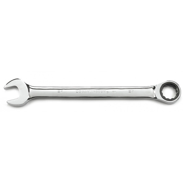 GEARWRENCH 2" 72-Tooth 12 Point Ratcheting Combination Wrench, 9056D