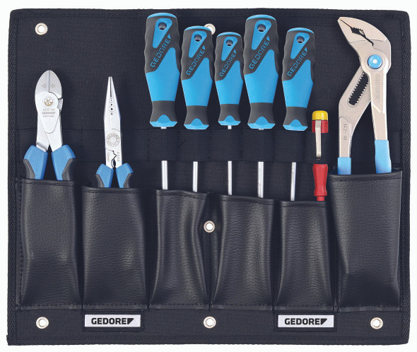 Gedore 2836181 Tool board with pliers/screwdriver assortment 1100 W-001