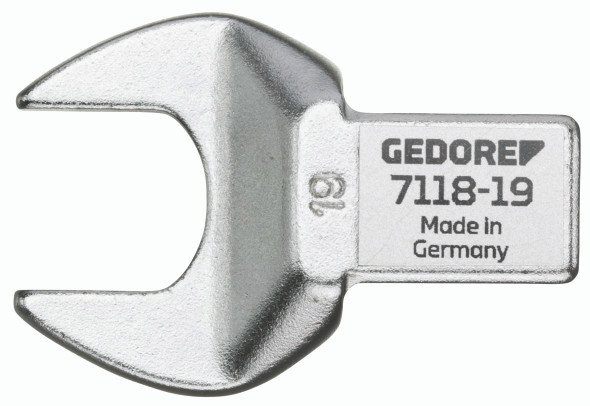Gedore 7690960 Rectangular open end fitting SE 14x18, 27 mm 7118-27
