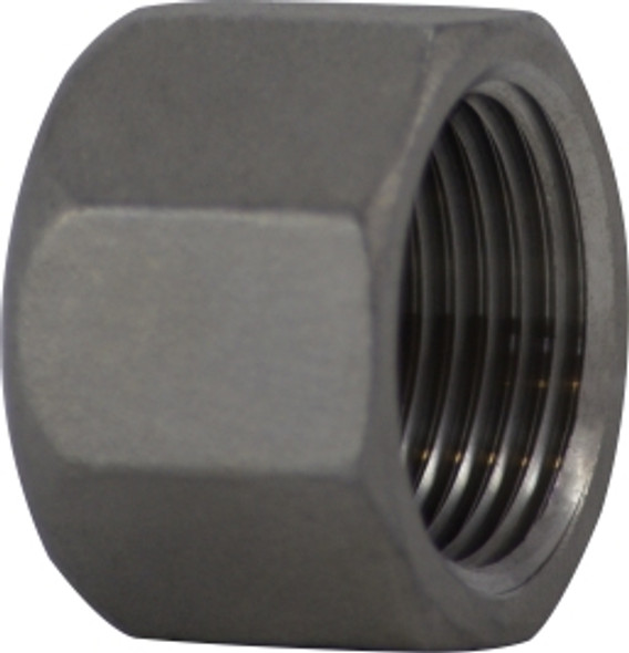 3/4 304 STAINLESS STEEL HEX CAP - 62079