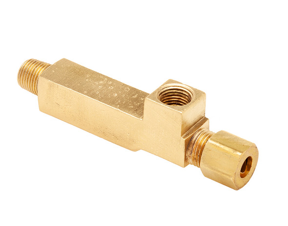 Midland Metal 1/4 X 1/8 GAUGE TEE - 2905X4