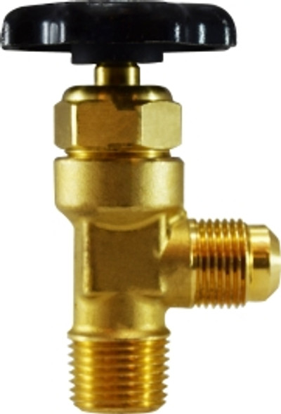 Flare To Male Pipe Brass Truck Valve 1/2 X 1/2 FLARE X MIP TRUCK VALV - 46475