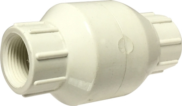 PVC Spring Check Valve 1-1/4 INLINE FXF PVC SPRING LOAD CHK VLV - 940334