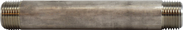 Stainless Steel Nipple 3/8 Diameter 304 S.S. 3/8 X 4 304 SS NIPPLE - 48046