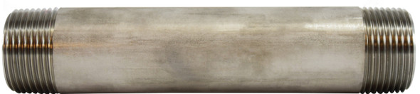 Stainless Steel Nipple 1 Diameter 304 S.S. 1 X 6 304 SS NIPPLE - 48109