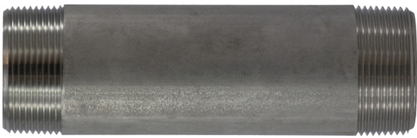 Stainless Steel Nipple 1-1/2 Diameter 316 S.S. 1-1/2 X 2 316 SS NIPPLE - 49141