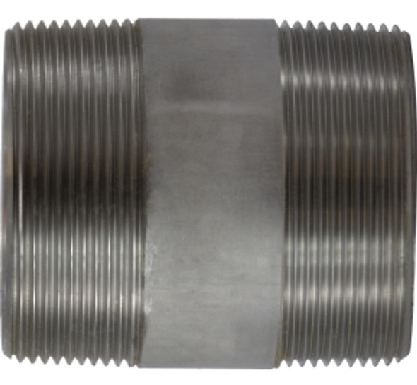 Stainless Steel Nipple 3 Diameter 304 S.S. 3 X 3 304 SS NIPPLE - 48201