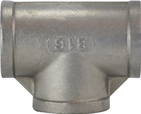 Tee 304 S.S. 1/2 304 STAINLESS STEEL TEE - 62253