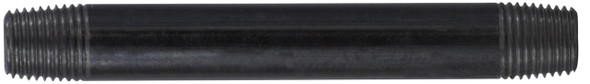 Black Steel Nipple 1/4 Diameter 1/4 X 3-1/2 BLACK STEEL NIPPLE - 57025