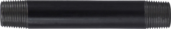 Black Steel Nipple 3/8 Diameter 3/8 X 7 BLACK STEEL NIPPLE - 57051