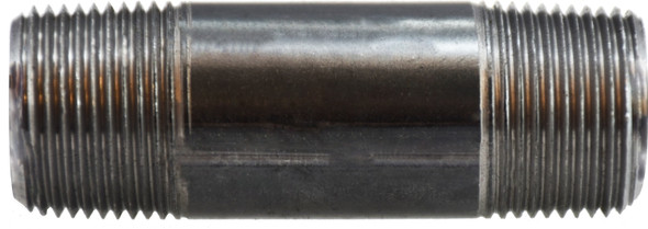 Black Steel Nipple 3/4 Diameter 3/4 X 8 BLACK STEEL NIPPLE - 57092