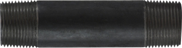 Black Steel Nipple 1 Diameter 1 X 6 BLACK STEEL NIPPLE - 57109