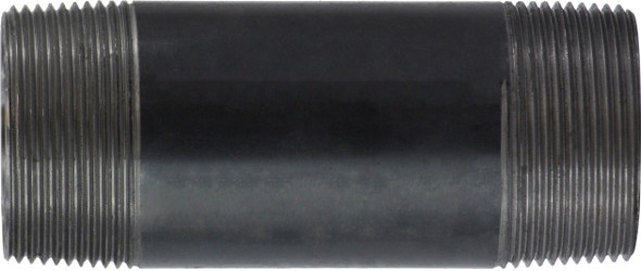 Black Steel Nipple 1-1/2 Diameter 1-1/2 X 8 BLACK STEEL NIPPLE - 57151