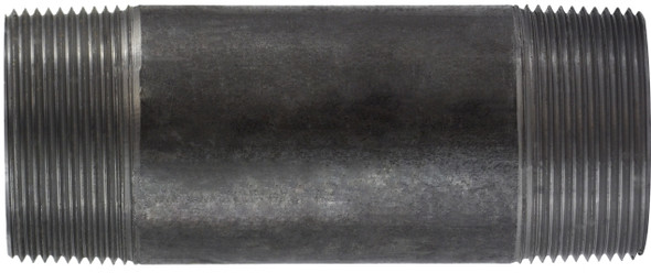 Black Steel Nipple 2-1/2 Diameter 2-1/2 X 4 BLACK STEEL NIPPLE - 57183