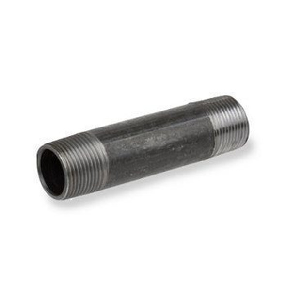 Black Steel Nipple 6 Diameter 6 X 8 SCH 40 STEEL NIPPLE - 57305